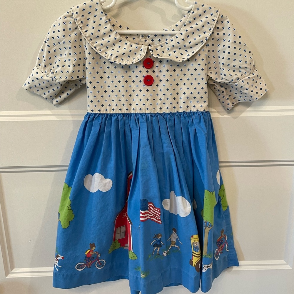 Eleanor Rose Presley Back to School dress 4-5